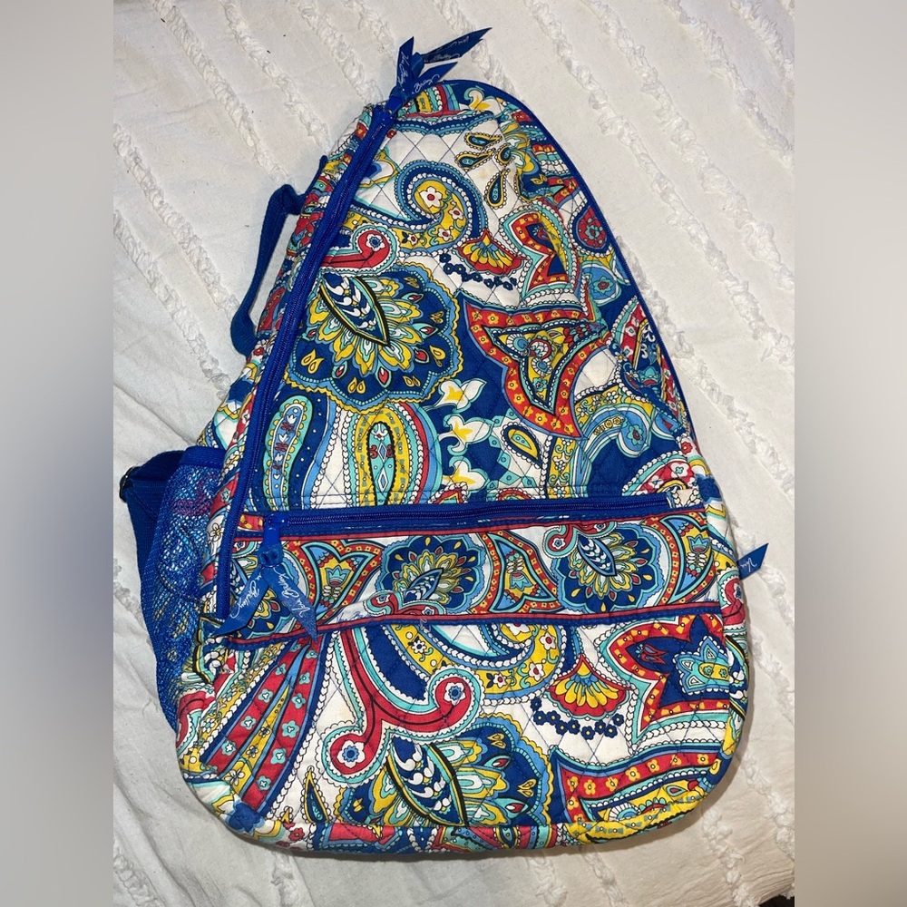 Vera Bradley Tennis Sling Backpack (lightly used)